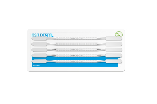 Spatola per cemento Set da 5 pz Fig. 3 ASA Dental